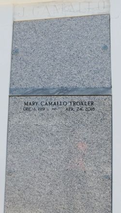 Mary <I>Camallo</I> Troxler 