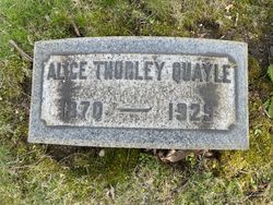Alice <I>Thorley</I> Quayle 
