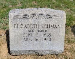 Elizabeth <I>Fisher</I> Lehman 