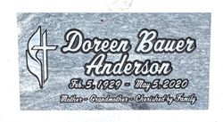 Doreen <I>Bauer</I> Anderson 