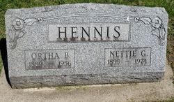 Jeanette Gladys “Nettie” <I>Cramer</I> Hennis 
