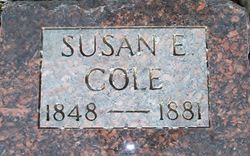 Susan Emily <I>Oglesby</I> Cole 