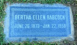 Bertha Ellen <I>Gray</I> Babcock 