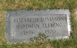 Elizabeth Lorentz “Sis” <I>Davisson</I> Hardman Fleming 