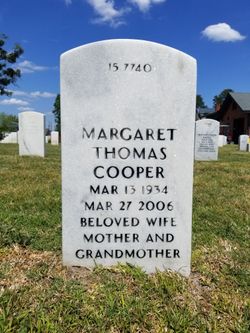 Margaret Lee <I>Thomas</I> Cooper 