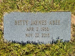 Betty <I>Jaynes</I> Abee 