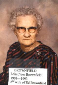 Lela Irene <I>Crow</I> Brownfield 