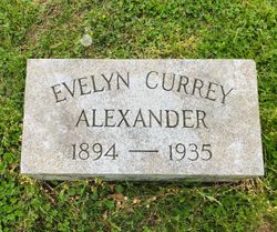 Evelyn <I>Currey</I> Alexander 