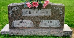 Orlie E. <I>Adams</I> Rice 