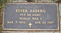 PVT Syver Aaberg 