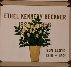 Ethel <I>Kennedy</I> Beckner 