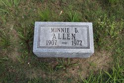 Mary Ann “Minnie” <I>Shelten</I> Allen 
