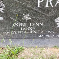 Anna Lynn <I>Ford</I> Praytor 