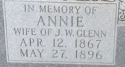 Annie <I>Jones</I> Glenn 