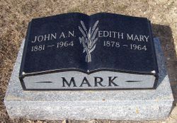 Edith Mary <I>James</I> Mark 