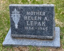 Helen A “Ellen” <I>Betker</I> Lepak 