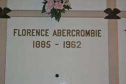 Florence <I>Matlock</I> Abercrombie 