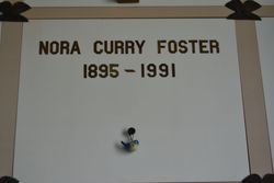 Nora <I>Curry</I> Foster 