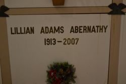 Lillian E <I>Adams</I> Abernathy 