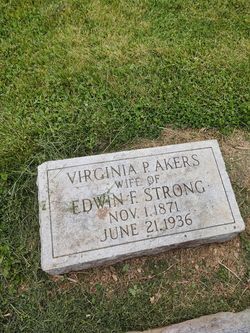 Virginia Pearl <I>Akers</I> Strong 