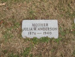 Julia Mary <I>Gardiner</I> Anderson 