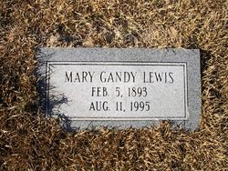 Mary Dee <I>Gandy</I> Lewis 