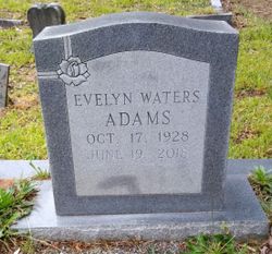 Evelyn <I>Waters</I> Adams 