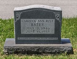 Carolyn Ann <I>Rust</I> Batey Hutchins 