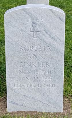 Roberta Ann “Bobbie” <I>Gardner</I> Sinkler 