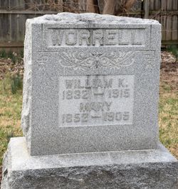 Mary <I>Bowles</I> Worrell 