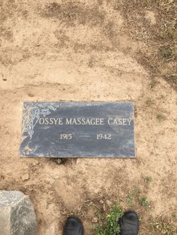 Ossye Webb <I>Massagee</I> Casey 