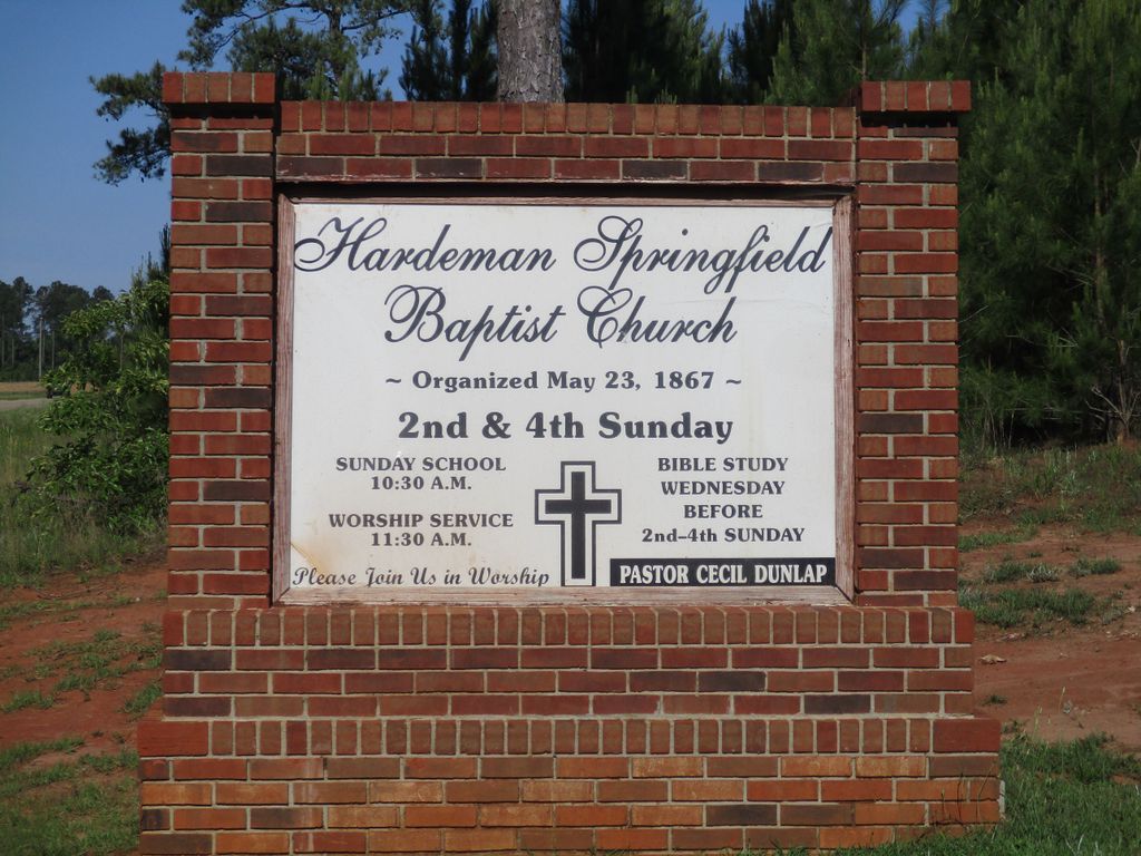 Hardeman Springfield Baptist Church Cemetery