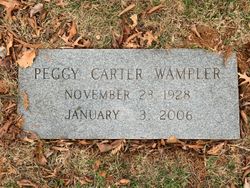 Margaret Ann “Peggy” <I>Carter</I> Wampler 