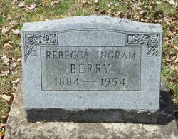 Rebecca Luvena “Beckie” <I>Ingram</I> Berry 