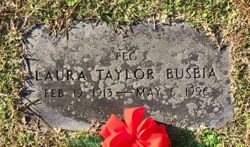 Laura “Peg” <I>Taylor</I> Busbia 