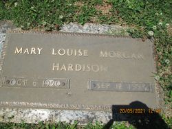 Mary Louise <I>Morgan</I> Hardison 