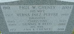 Verna Inez <I>Puffer</I> Cheney 