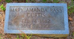 Mary Amanda <I>Bass</I> Curtis 