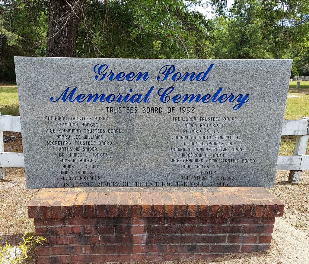 Green Pond Memorial Cemetery