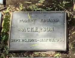 Robert Edward Ackerson 