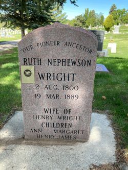 Ruth <I>Nephewson</I> Wright 