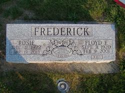 Rosie <I>Musselman</I> Frederick 