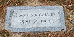 Agnes Gertrude <I>Keefe</I> Collier 