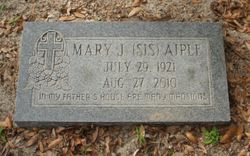 Mary Jeanne “Sis” <I>Spaulding</I> Aiple 