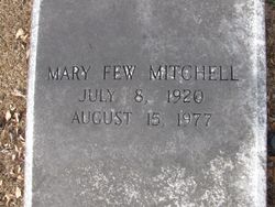 Mary <I>Few</I> Mitchell 