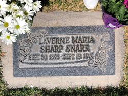 Laverne Maria <I>Sharp</I> Snarr 