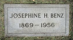 Josephine H. <I>Hamm</I> Benz 