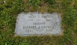 Barbara J <I>Smith</I> Canwell 