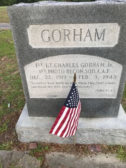 Lieut Charles Gorham Jr.