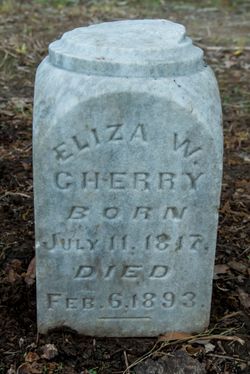 Eliza W <I>Bradley</I> Cherry 